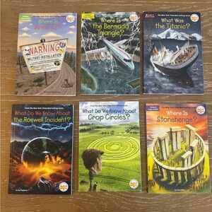 Set of 6 Educational Where is/What is Books